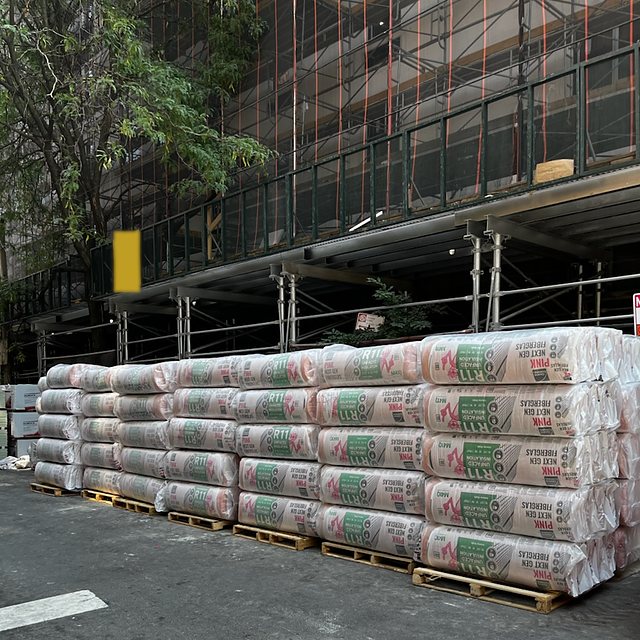 R11 insulation delivery, Woodycrest Ave, Bronx